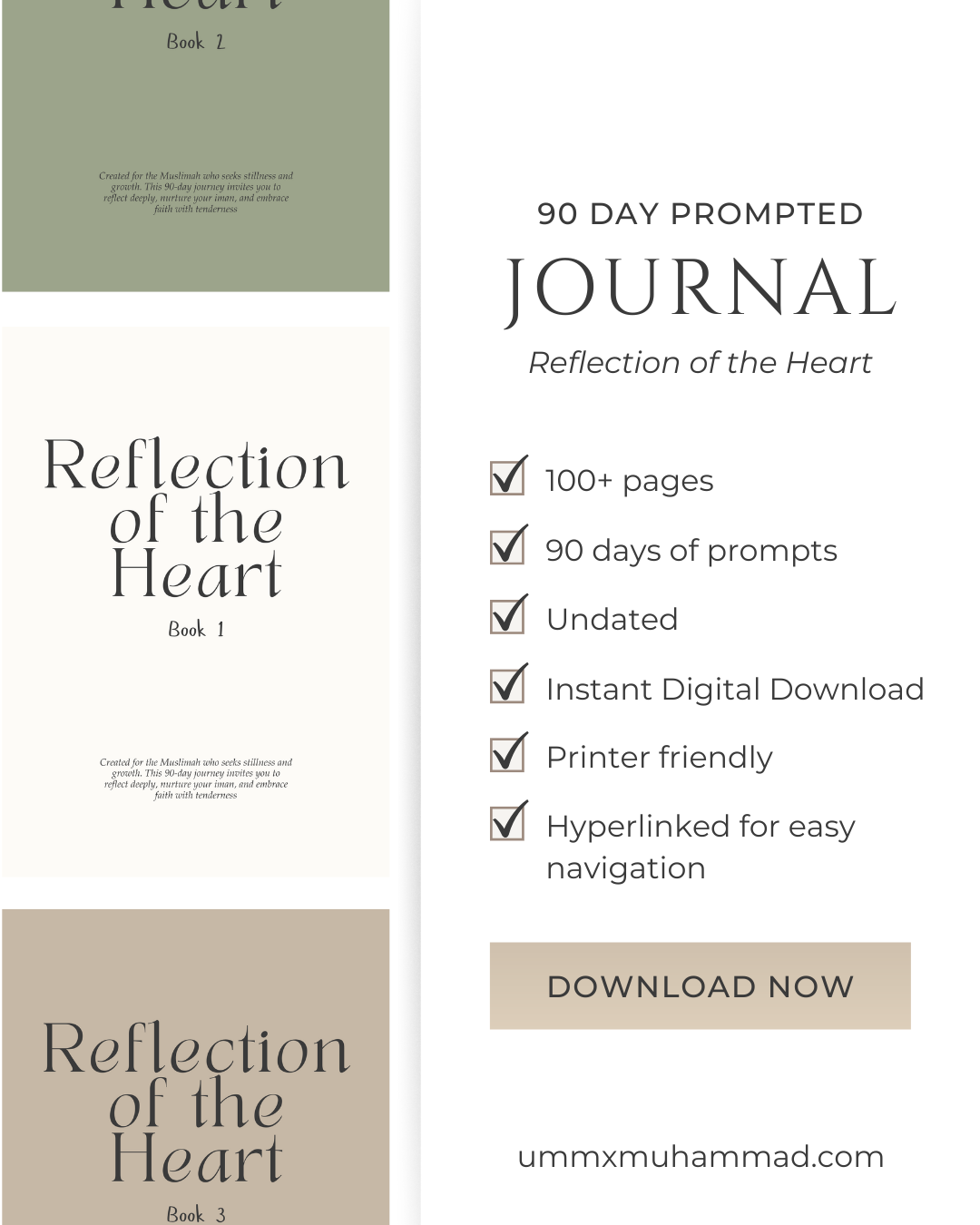 Reflections of the Heart: A Muslimah’s 90-Day Journal